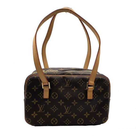 LOUIS VUITTON Cite MM Shoulder Bag M51182 Monogram Canvas Brown  Women - Picture 1 of 13